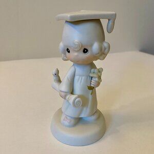 Precious Moments “Graduate” Jonathan & David 1980 Enesco Lord Bless You Keep You